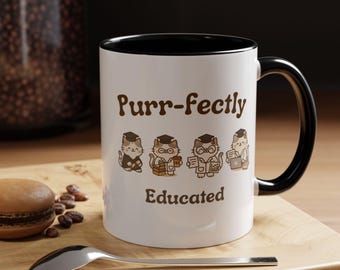 Abschlusskatzen-lustige Kaffeetasse: PhD, medizinisch, Technik Geschenk