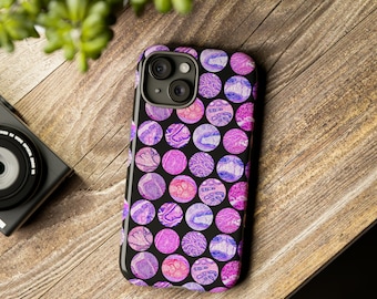 Histology Watercolor Pathology Phone Case, Cytopathology Histopathology Phone Cover, Ophthalmology Clinical Lab Assistant Gift