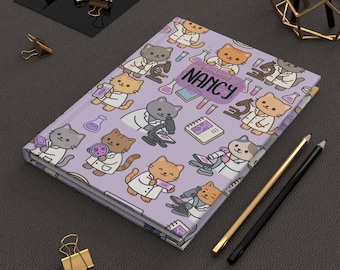 Histology Cat Personalized Journal: Medical Science Notebook