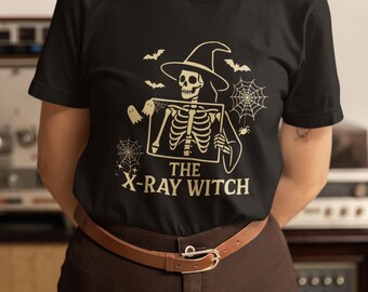 Radiology Tech Halloween Shirt: Skeleton X-Ray, Spooky Rad Tech Tee