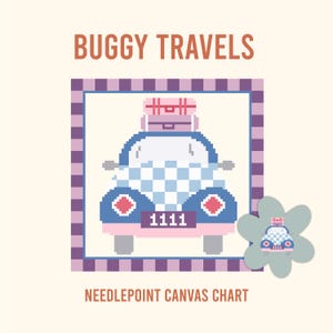 Buggy Travels Sticknadelvorlage