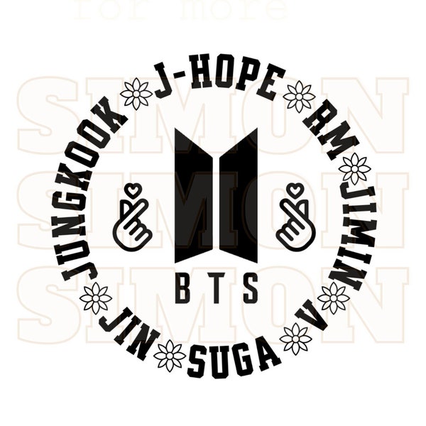 BTS svg , bts shirt , bts cricut, bts members , bts army merch , digital products best seller ,bts digital download , bts clipart , BTS logo