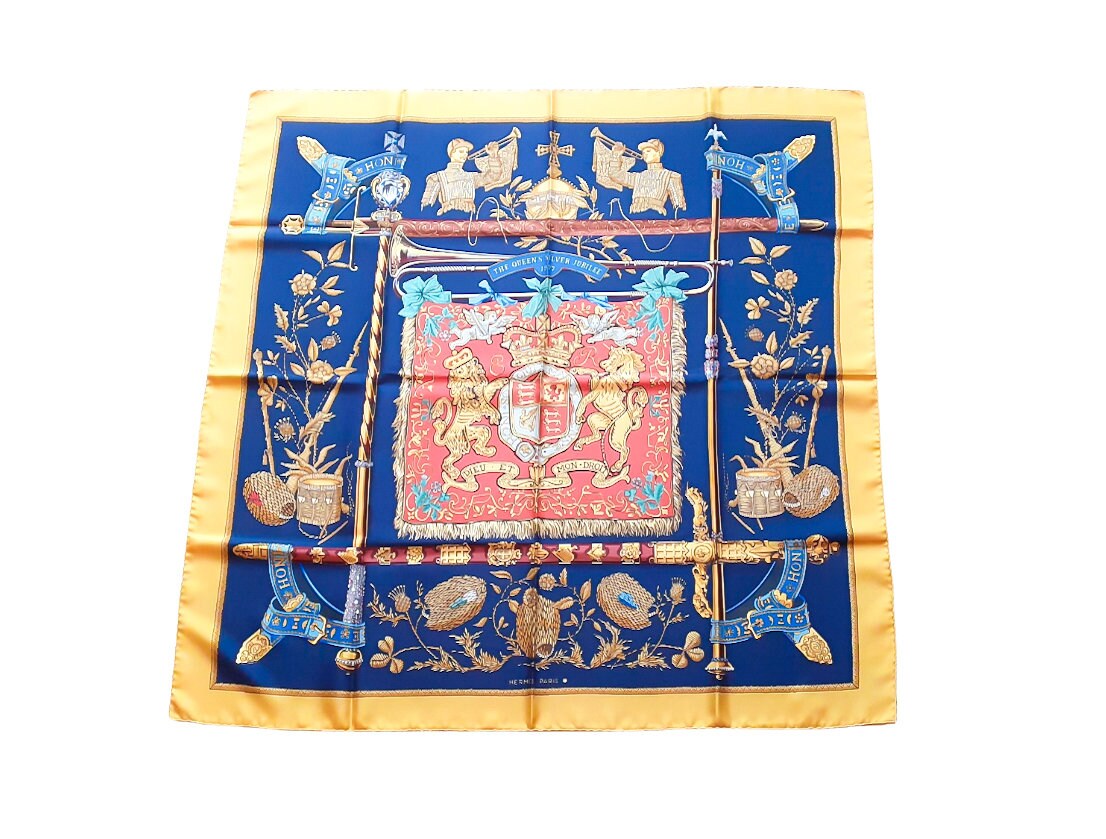 HERMES Scarf Carre90 Multicolor Silk 100% LE LABOR ATOIRE DU TEMPS Used  from JP