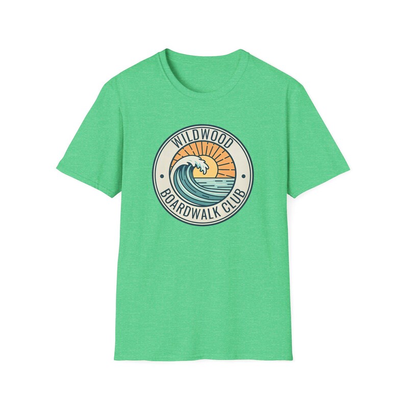 Wildwood NJ Boardwalk Club Shirt for Shore Travelers, Jersey Shore Tee image 14