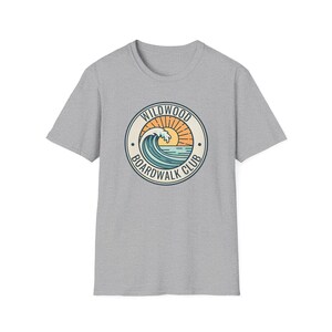Wildwood NJ Boardwalk Club Shirt for Shore Travelers, Jersey Shore Tee image 11