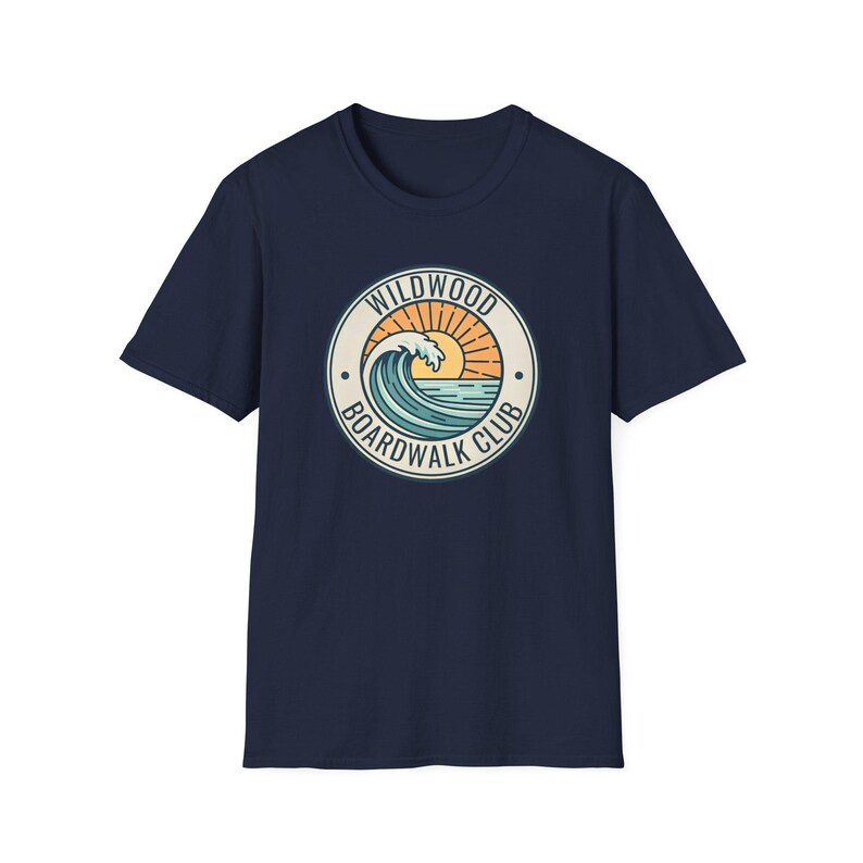 Wildwood NJ Boardwalk Club Shirt for Shore Travelers, Jersey Shore Tee image 18