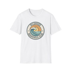 Wildwood NJ Boardwalk Club Shirt for Shore Travelers, Jersey Shore Tee image 10