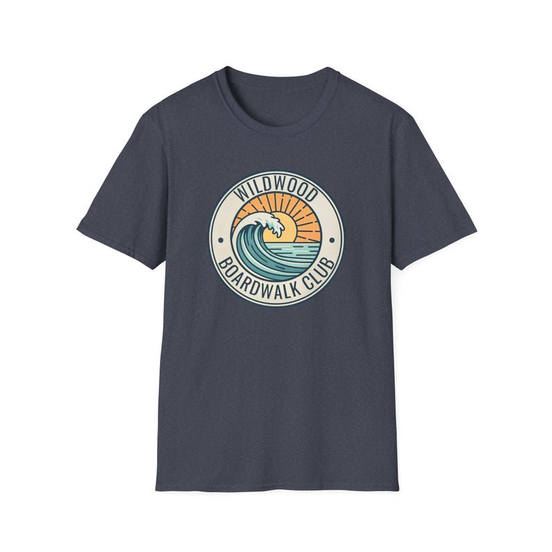 Wildwood NJ Boardwalk Club Shirt for Shore Travelers, Jersey Shore Tee image 19