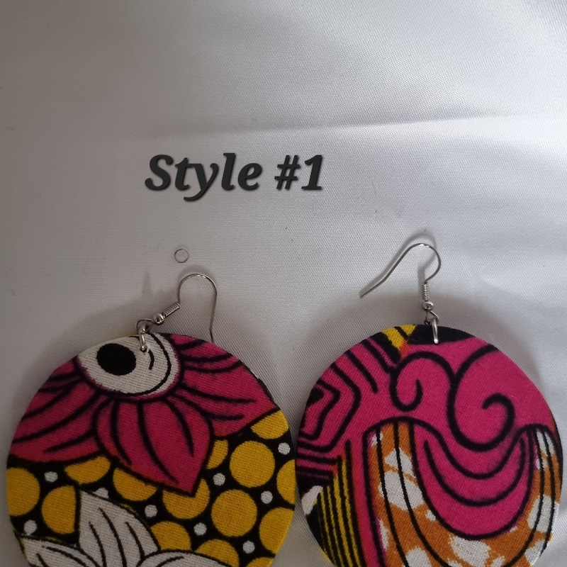 Ankara Fabric Earrings
