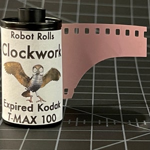 Clockwork:  Hand Rolled 100 ISO b/w Film - Expired Kodak T-MAX 100