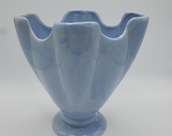 Niloak, Blue-Grey Vase, American Art Pottery