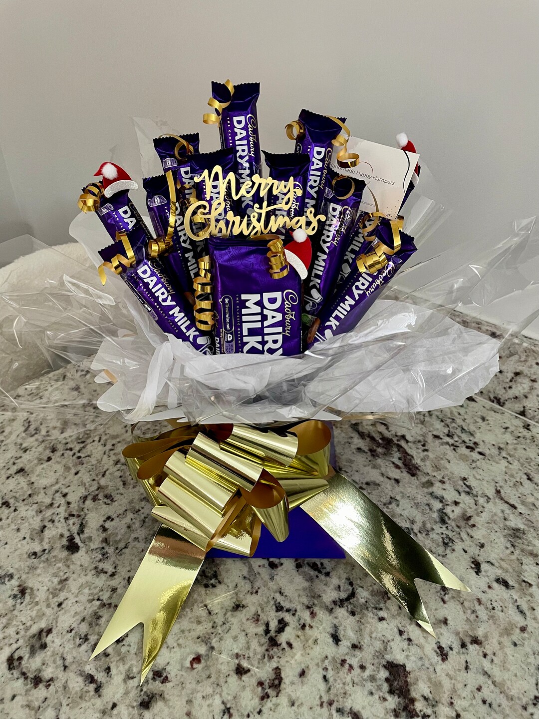 Cadburys Dairy Milk Chocolate Bouquet Christmas Gift Etsy UK