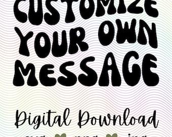 Custom Wavy Text Svg, Custom wavy letters svg, custom wavy font svg custom wavy stacked svg personalized wavy font custom wavy retro svg png