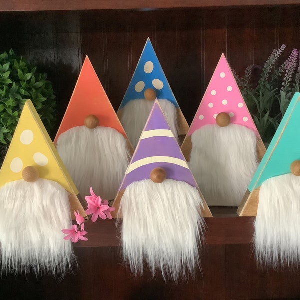 Wooden Gnomes Etsy