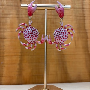 crab earrings