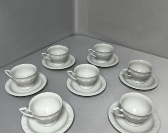 Rosenthal Maria 1990s coffee cups set off 7 persons