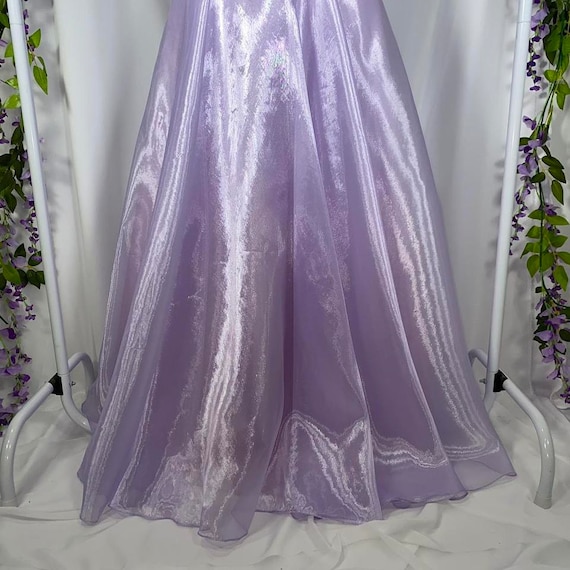 Vintage Y2K purple fairy princess prom dress - image 4