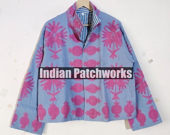 Chaqueta Suzani de algodón TNT bohemio / Chaqueta de invierno / Chaqueta bordada / Chaqueta de algodón TNT / Chaqueta de abrigo Suzani / Chaqueta de invierno,