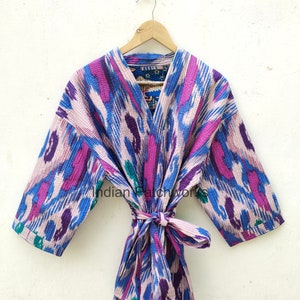 Ikat Print Waistcoat