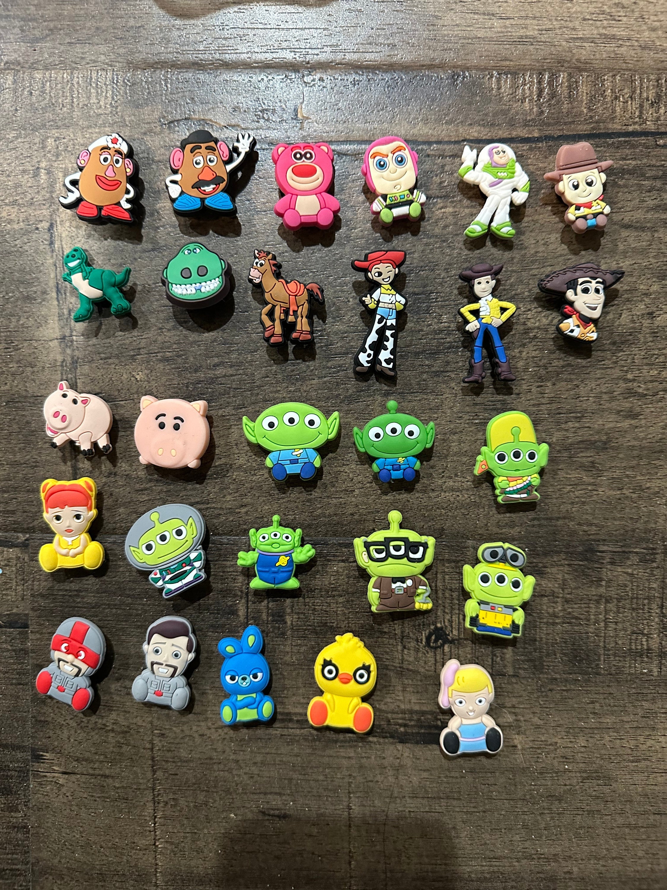 Disney Croc Charms Accessories Woody Mickey Mouse Childrens Accessories  Toddler Crocs Pooh Stitch Toy Story Pixar 