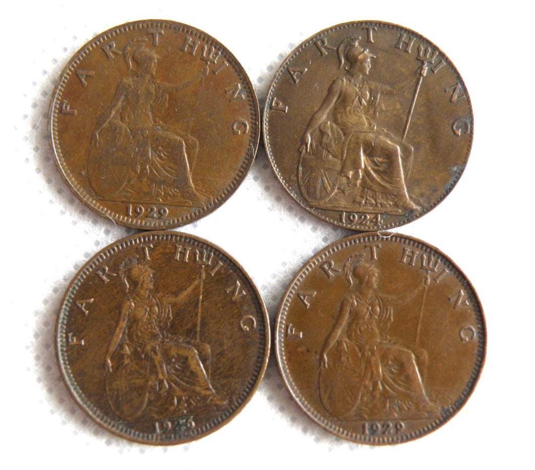 英国ファージングコイン 17枚セット - 1916年から1932年 - ジョージ5世