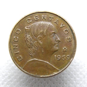 Cinco centavos coins - Etsy 日本