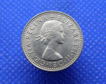 60歳の誕生日 - 1966年 ラッキーシックスペンス硬貨 - 本物の英国