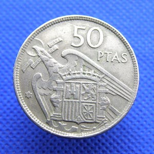 1957 50 pesetas - Etsy 日本
