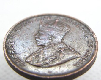 セイロン - 1914 年 1 セント硬貨 - ジョージ 5 世 - セイロン