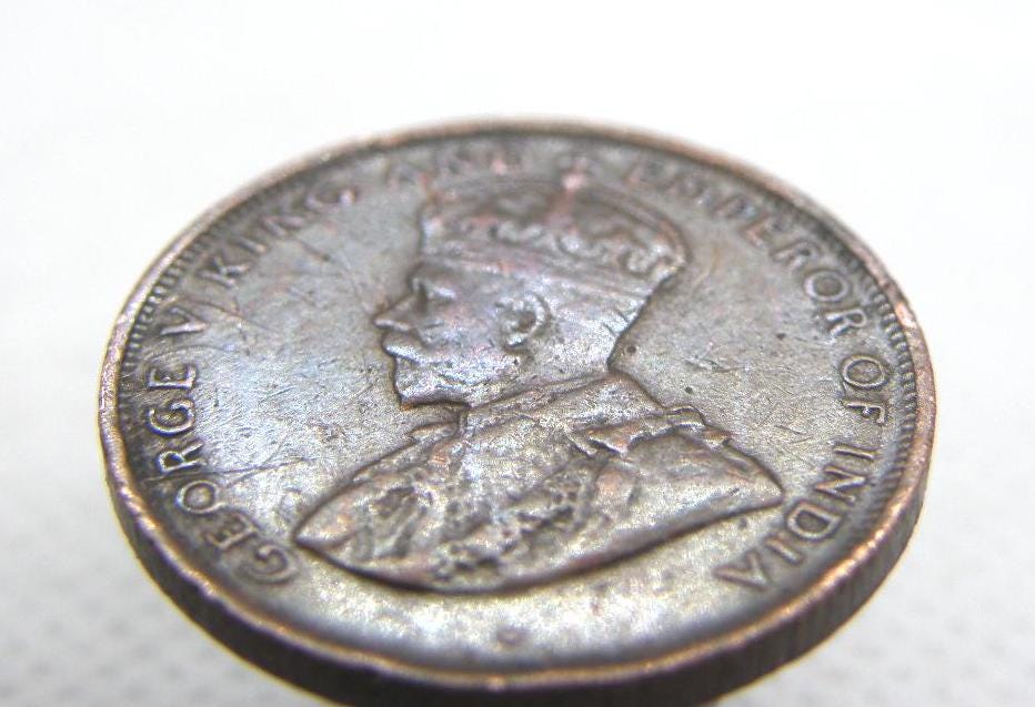 セイロン - 1914 年 1 セント硬貨 - ジョージ 5 世 - セイロン