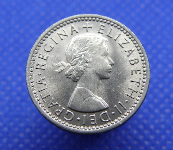 Portachiavi Per 62° Compleanno 1962 Portachiavi Britannico Da 6 Pence - Foto 3