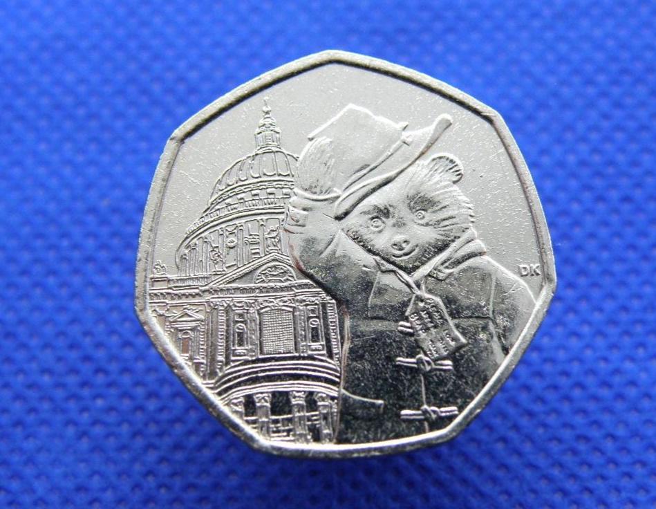 Pièces De Monnaie 50p Ours Paddington Rares – Collection Elizabeth II, Royaume-Uni, Non Certifiées