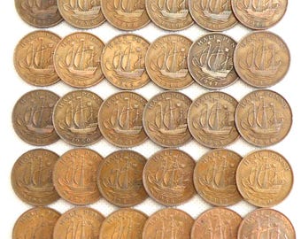 1893年イギリスのペニーとハーフペニー硬貨 - ビクトリア女王