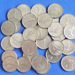スイスフラン 1970年代  4枚セット 5 francs 1970 - Etsy 日本
