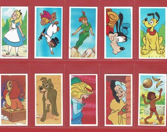 disney cigarette cards (12) Walt & Mickey 1931 Wills Cinema Star 1992 Reprint A Rare vintage Disney Cigarette