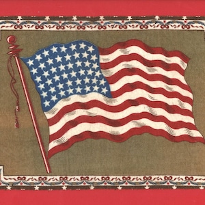 american flag cigarette United States, from Flags of All Nations, Series 1 (N9) PICRYL A photorealistic depiction of a