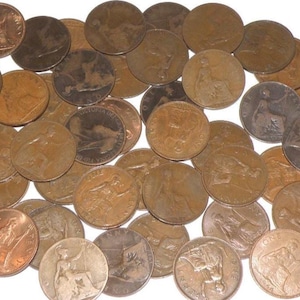 Victoria one penny - Etsy 日本