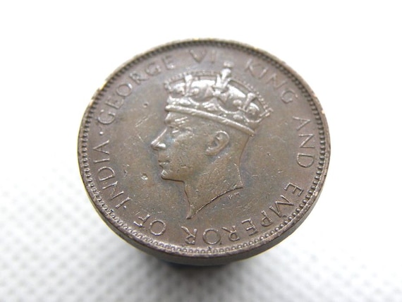 セイロン - 1942年 1セント硬貨 - 国王ジョージ6世 - セイロン