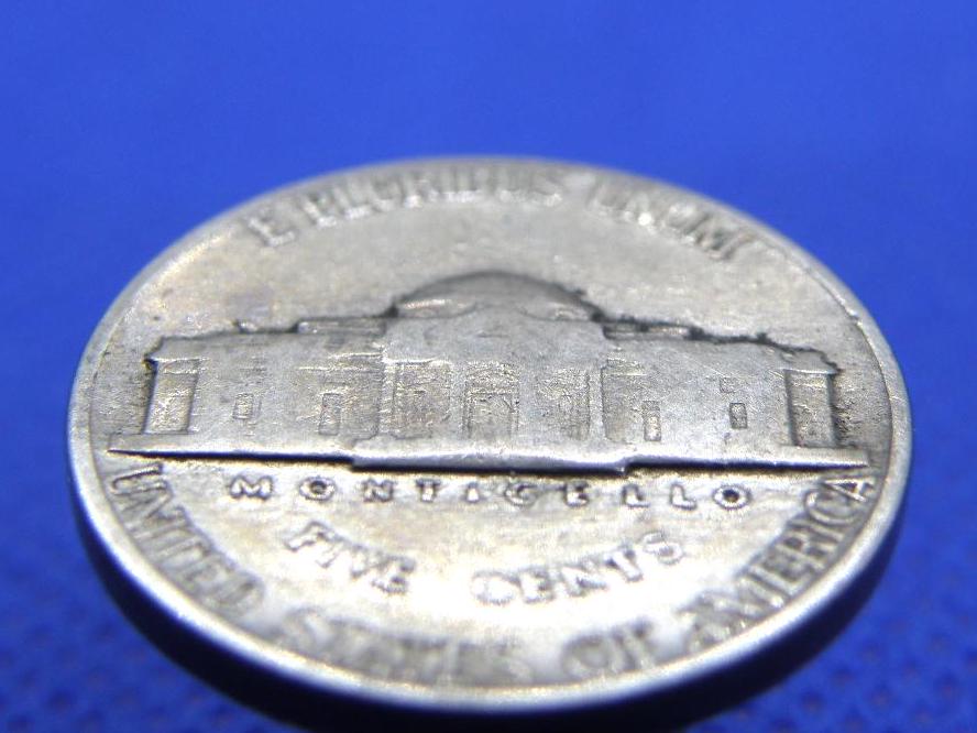 超希少エラー トーマス・ジェファーソン 5セント硬貨 1939年 アメリカ 5セント硬貨 - アメリカ合衆国 5セント硬貨