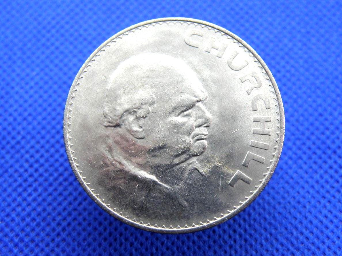 1965年チャーチル・クラウンコイン - 英国5シリング硬貨