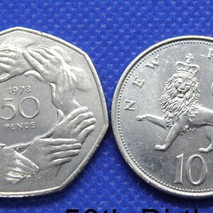 50歳の誕生日 - 1976年 10ペンス硬貨 - 英国10ペンス硬貨 - エリザベス
