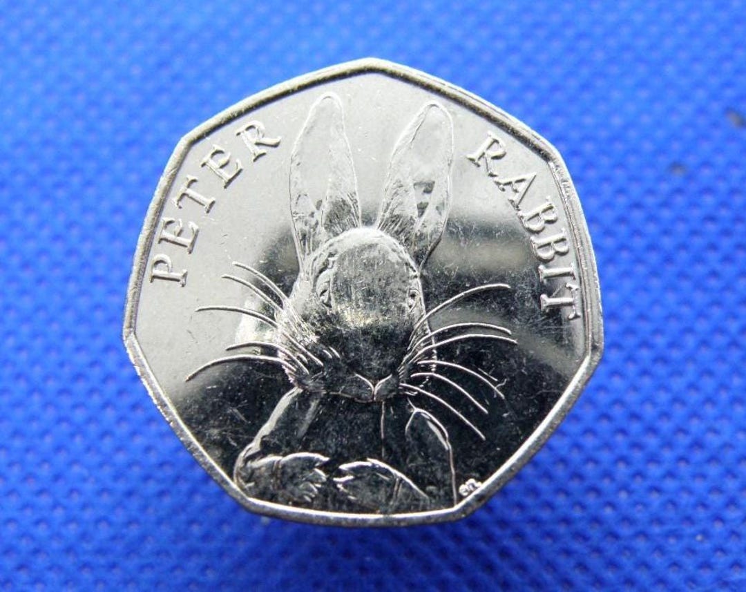 ピーターラビット　50ペンス銀貨（2018年）イギリス ピーターラビット 50ペンス銀貨（2018年）イギリス 【公式通販】