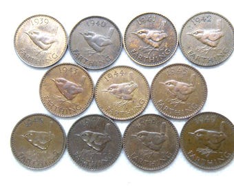 6ペンス硬貨 100枚セット - 1953年から1967年発行の6ペンス硬貨の