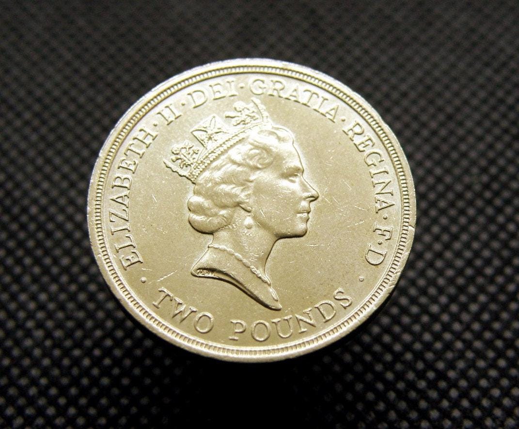 1989 British Two Pound Coin: Bill of Rights Anniversary, Nickel