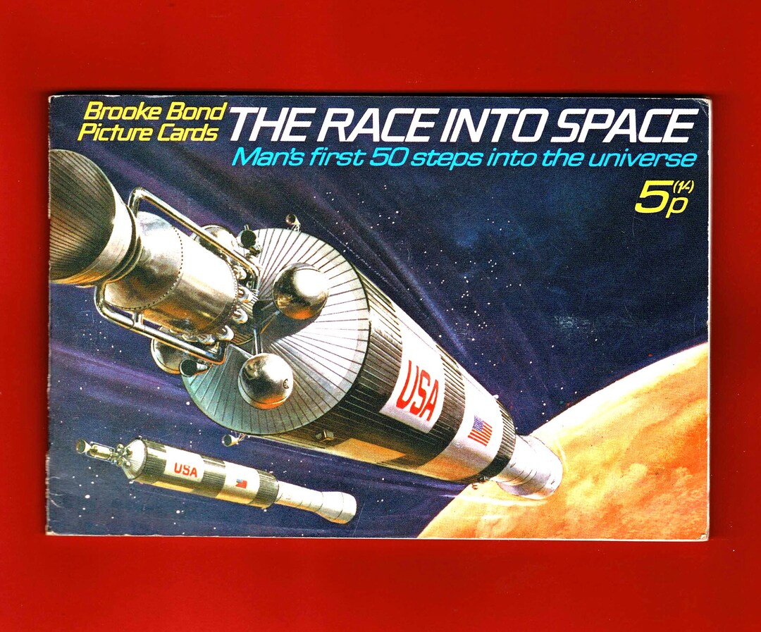 RACE INTO SPACE - Genuine 1974 British Tea Card Set in Original Album ...