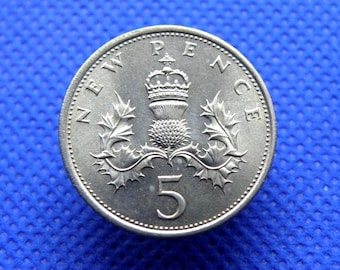 1998年英国プルーフ50ペンス硬貨：エリザベス2世、白銅、未流通 - Etsy