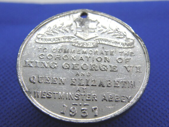 希少品】イギリス 1937 戴冠式メダル ジョージ6世 希少メダル
