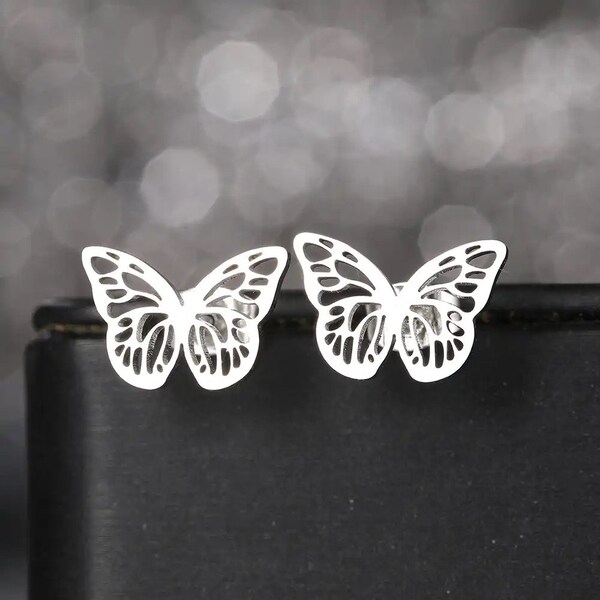 Butterfly Earrings Etsy