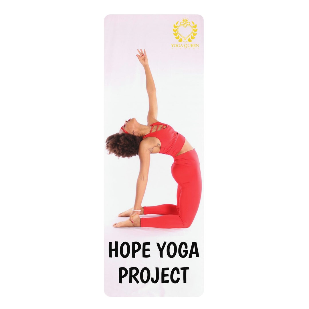 Hope Yoga Project X YOGA QUEEN ACADEMY Yoga Mat Etsy
