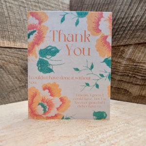 Thank You Card, Funny I Couldn&#39;t Have Done it Without You Card